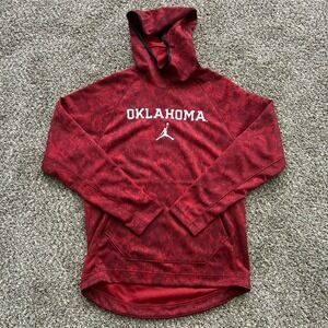 Air Jordan Oklahoma Sooners Men's Medium Crimson Performance Hoodie